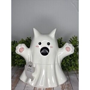Goblin And Ghoul Ghost Cat Halloween Decor